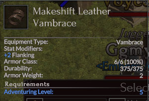 Vanbraces 2 flanking quest reward