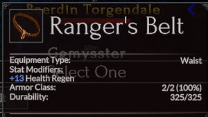 Ranger's Belt