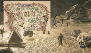 picture showing where the quest is