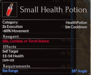 Small Health Potion - Drifter's Wiki